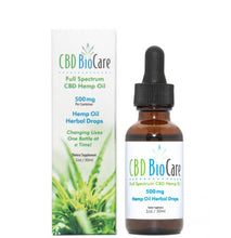 Load image into Gallery viewer, 500mg Broad Spectrum Oil - Hemp the NON POT