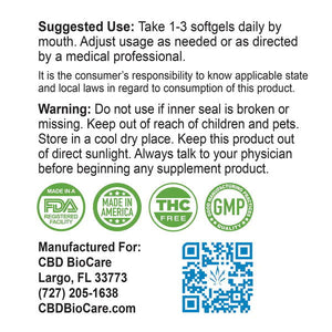 Broad Spectrum Water Soluble Soft-gels - Hemp the NON POT