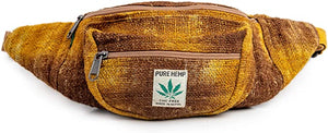 Freakmandu Eco Friendly Tie Die Fanny Pack: Fall Magic - Hemp the NON POT