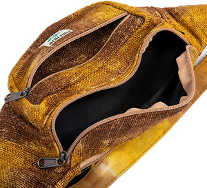 Freakmandu Eco Friendly Tie Die Fanny Pack: Fall Magic - Hemp the NON POT