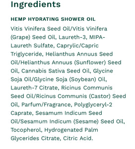 Hydrating Shower Oil