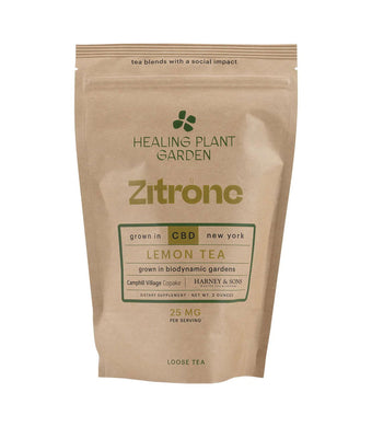 Healing Plant Garden: ZITRONE Lemon Tea - Hemp the NON POT