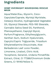 Load image into Gallery viewer, Overnight Nourishing Rescue Mask - Hemp the NON POT