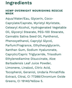 Overnight Nourishing Rescue Mask - Hemp the NON POT