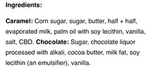 Load image into Gallery viewer, Salted Chocolate Caramel Candy - Hemp the NON POT