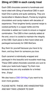 Salted Chocolate Caramel Candy - Hemp the NON POT