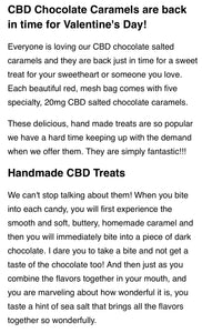Salted Chocolate Caramel Candy - Hemp the NON POT